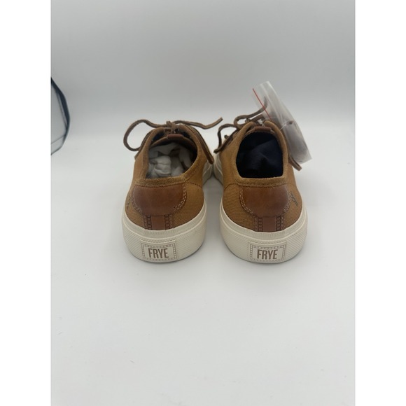 Frye Ludlow Canvas Low Top Sz. 7.5 Brown - Picture 4 of 9